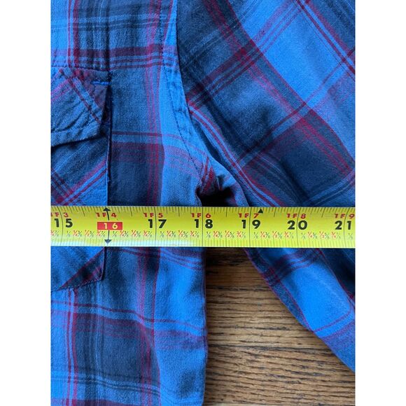 Salt Valley Western Pearl Snap Blue Gray Button Up Shirt Top  Mens Size Small - Picture 8 of 10